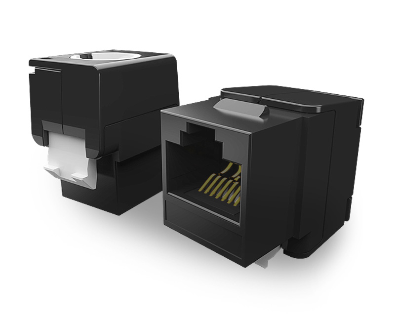 英曼超短款-免打網絡模塊-超六類/七類迷你模塊Keystone Jack