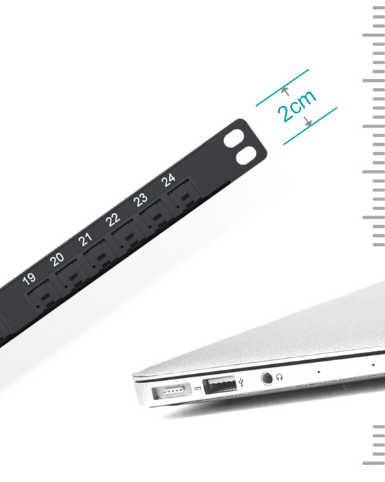 0.5U24口-超薄網絡配線架