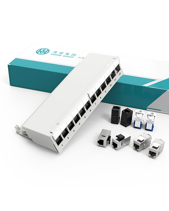 1U12口-屏蔽網(wǎng)絡(luò)空配架