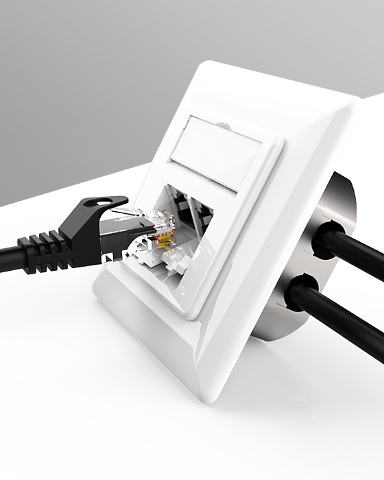 80型-網絡面板,電腦插座