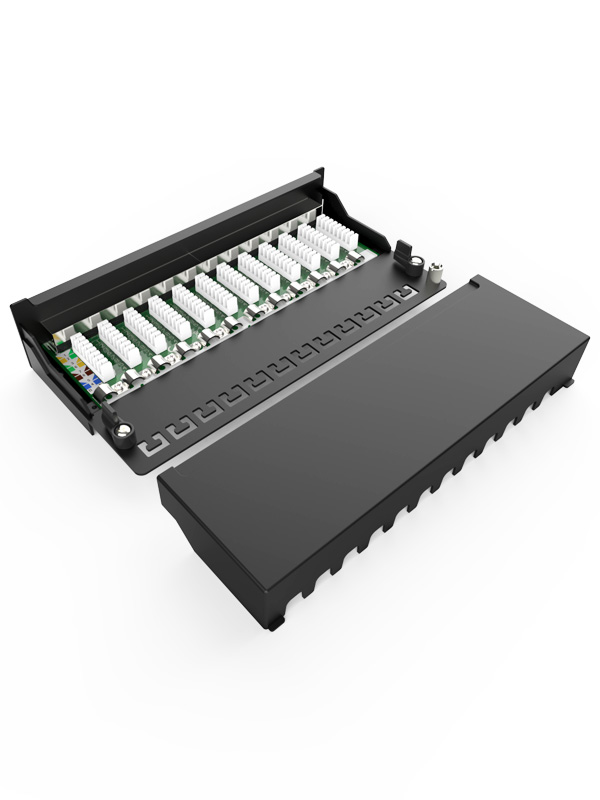 1U12口-防塵網絡配線架