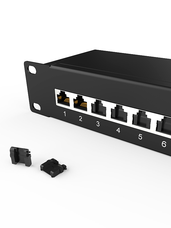 1U12口-防塵網(wǎng)絡(luò)配線架