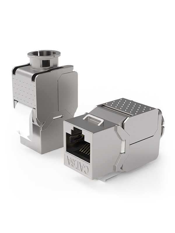 鋅合金-屏蔽免打網絡模塊