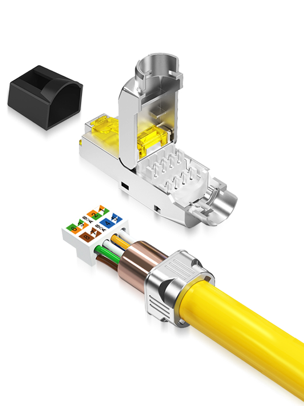 超短款-鋅合金免打水晶頭