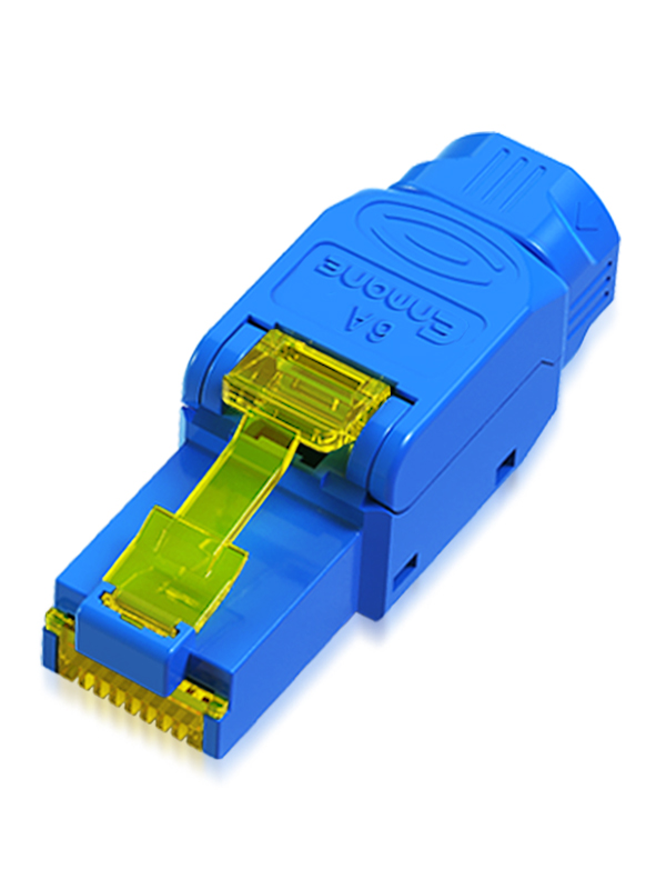 超短免打水晶頭