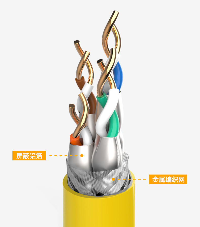 八類-萬兆雙屏蔽工程網(wǎng)線