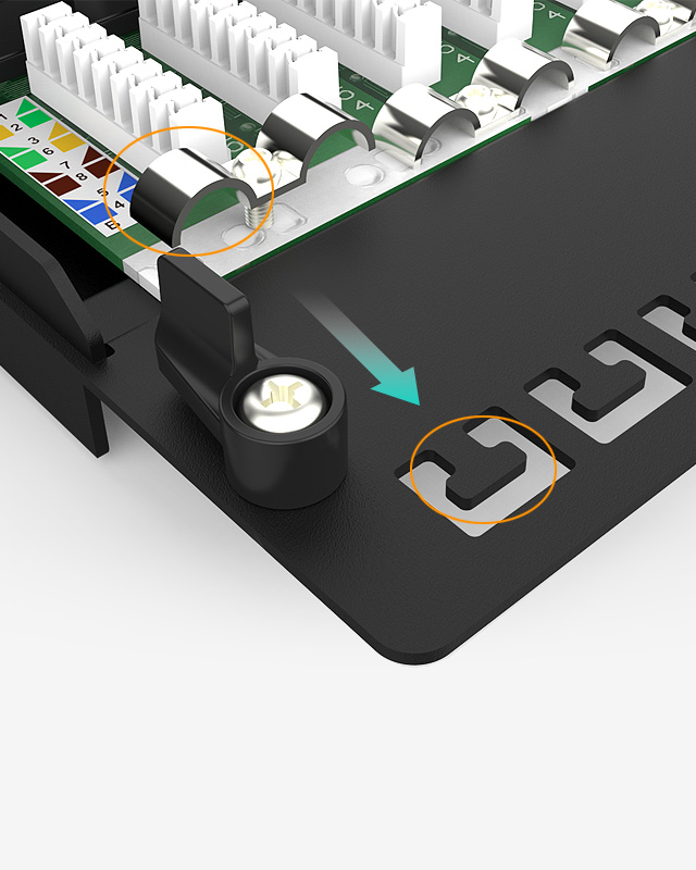 1U12口-防塵網(wǎng)絡(luò)配線架