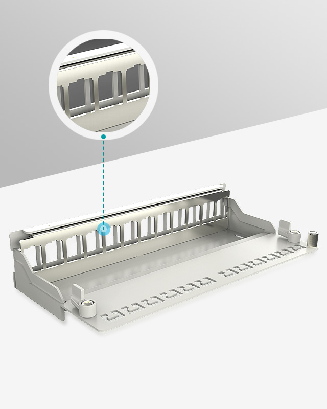 1U12口-屏蔽網(wǎng)絡(luò)空配架