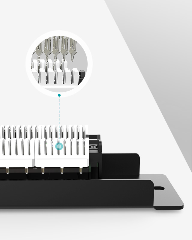 1U8口-弱電款網絡配線架