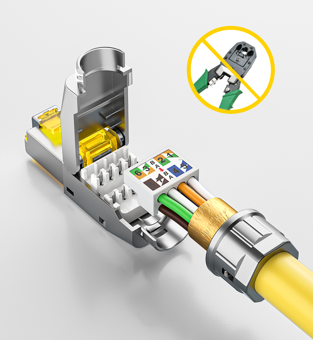5G網絡水晶頭,高速水晶頭